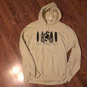 Cream hoodie